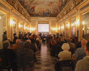 On site of the opening ceremony of the 12th National Art Exhibition Italy